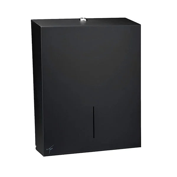 TICRA Folded Paper Towel Dispenser (STEEL) (38cm x 30cm x 11cm) (TAKES UP TO 600 TOWELS)