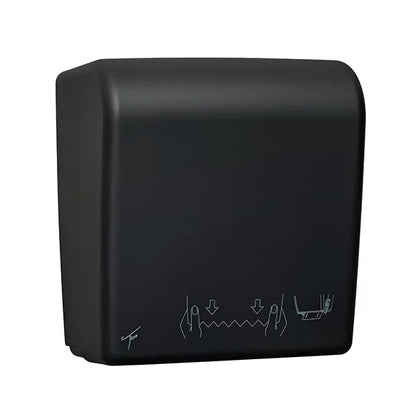 TICRA Touch-Free Mini AUTOCUT Paper Towel Dispenser (PLASTIC) (LOW PULL FORCE DISPENSING) (18cm x 29cm x 36cm) (Dispenses Non-Perforated Rolls up to 20.32cm WIDE & 15.24cm in DIAMETER)