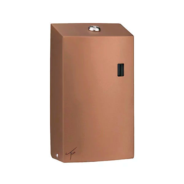 TICRA Programmable Urinal Auto Cleaner Dispenser (STEEL) (LIFETIME WARRANTY ON WORKMANSHIP) (16cm x 15.5cm x 24cm) (INLINE & SADDLE KIT SOLD SEPERATELY - Check size of your urinal supply pipe) (REQUIRES 2 x D-CELL Type Batteries)