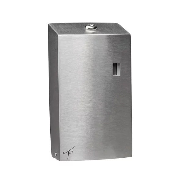TICRA Programmable Urinal Auto Cleaner Dispenser (STEEL) (LIFETIME WARRANTY ON WORKMANSHIP) (16cm x 15.5cm x 24cm) (INLINE & SADDLE KIT SOLD SEPERATELY - Check size of your urinal supply pipe) (REQUIRES 2 x D-CELL Type Batteries)