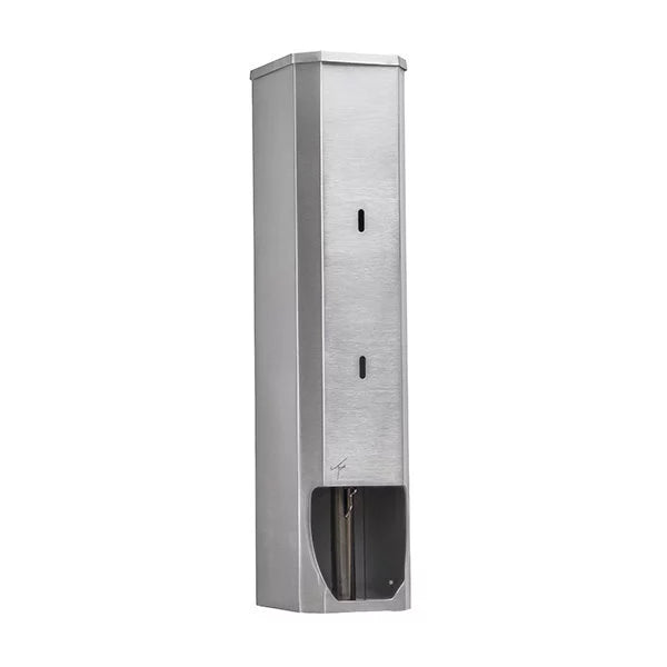 TICRA Lockable Toilet Roll Holder (5-Roll) (STEEL) (VANDAL RESISTANT)