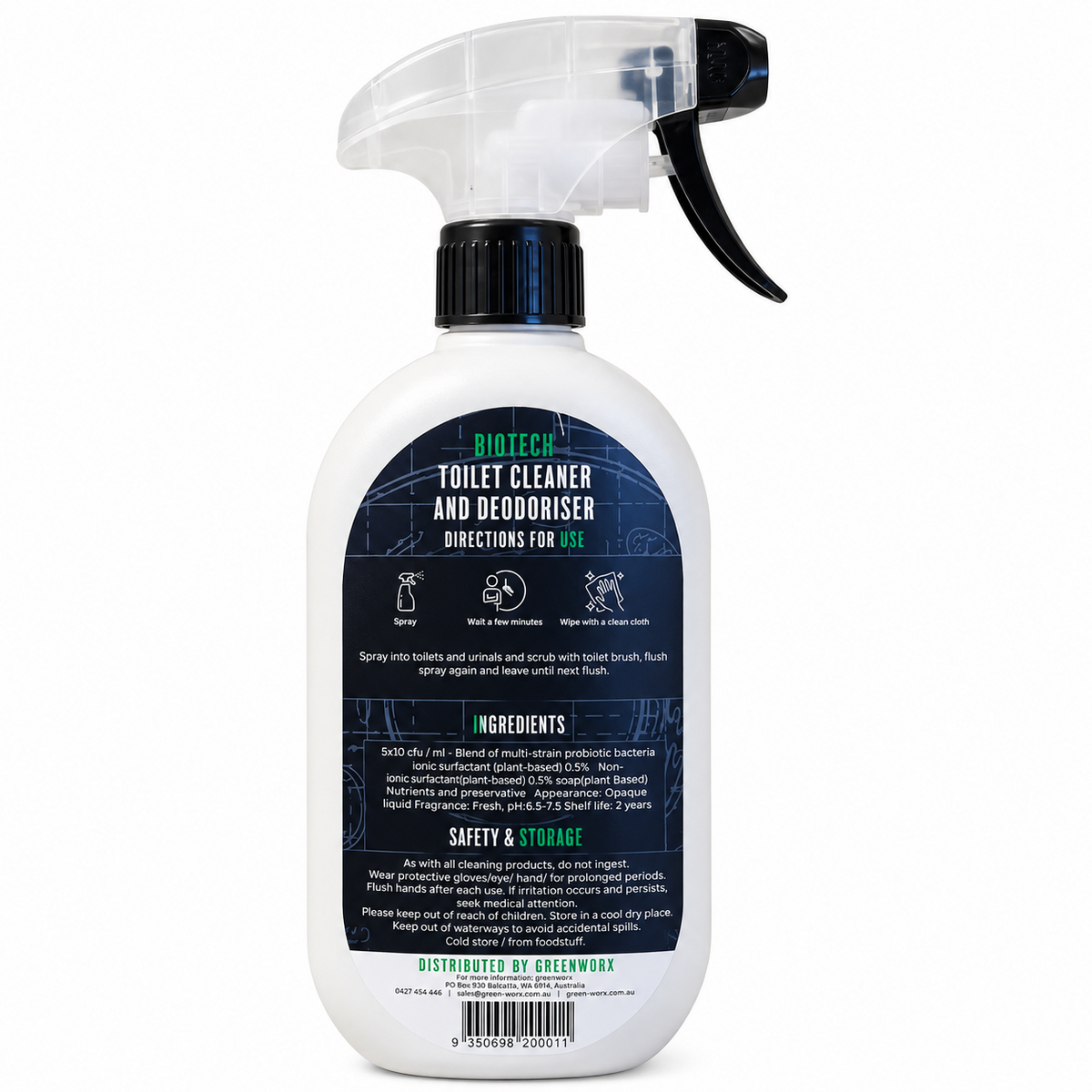 Bio Tech Toilet Cleaner & Deodoriser 500ml