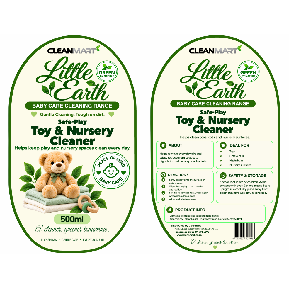 Little Earth Safe-Play Toy & Nursery Cleaner 500ml