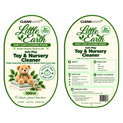 Little Earth Safe-Play Toy & Nursery Cleaner 500ml