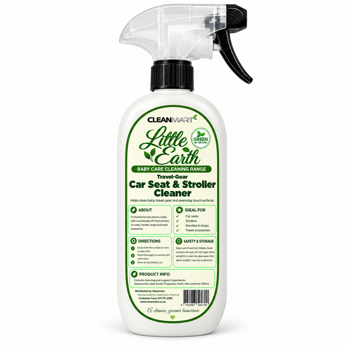 Little Earth Travel-Gear Car Seat & Stroller Cleaner 500ml
