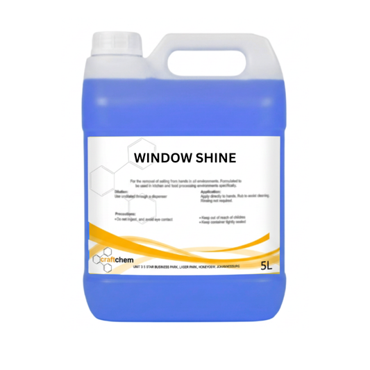 Window Shine Professional Glass & Mirror Cleaner 5L (PROFESSIONAL RANGE)