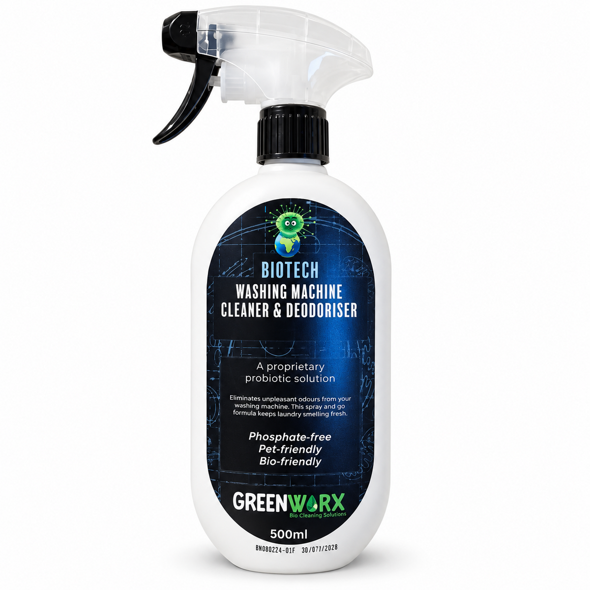 Bio Tech Washing Machine Cleaner & Deodoriser 500ml