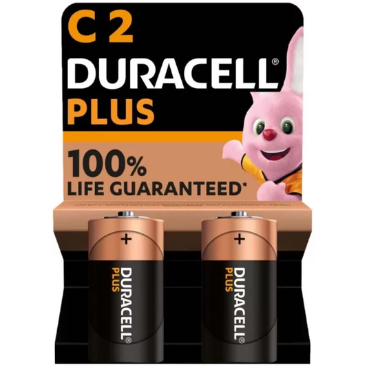 DURACELL C-CELL Battery (EACH / 1 x Battery & NOT per pack) (AUTO-FOAM SOAP DISPENSERS REQUIRE x4 BATTERIES / AIR-FRESHENER DISPENSERS REQUIRE x 2 BATTERIES)