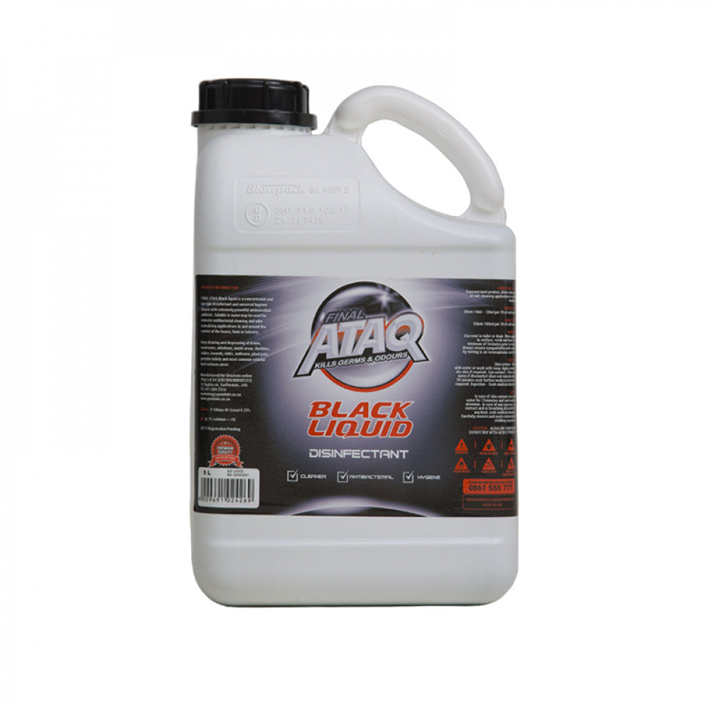 FINAL ATAQ Black Liquid Disinfectant 5L