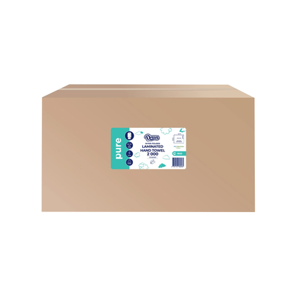 Dream PURE 2 Ply Laminated Folded Hand Towels (INTER-FOLDED)
