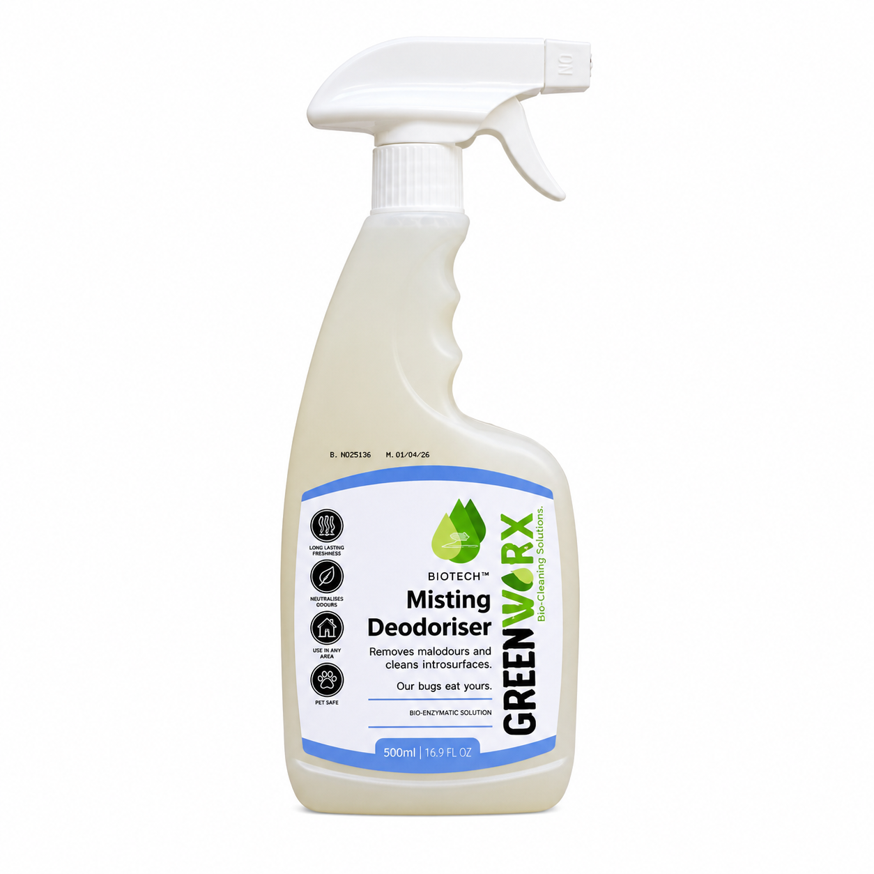 Bio Tech Misting Deodoriser 500ml