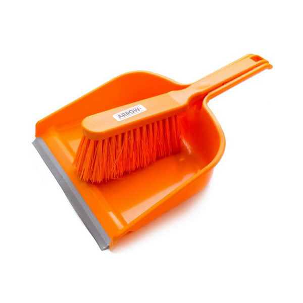 Plastic Dustpan & Brush Set