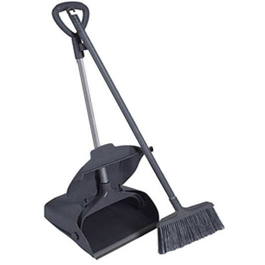 Long Handled Plastic Hooded Scoop with Broom