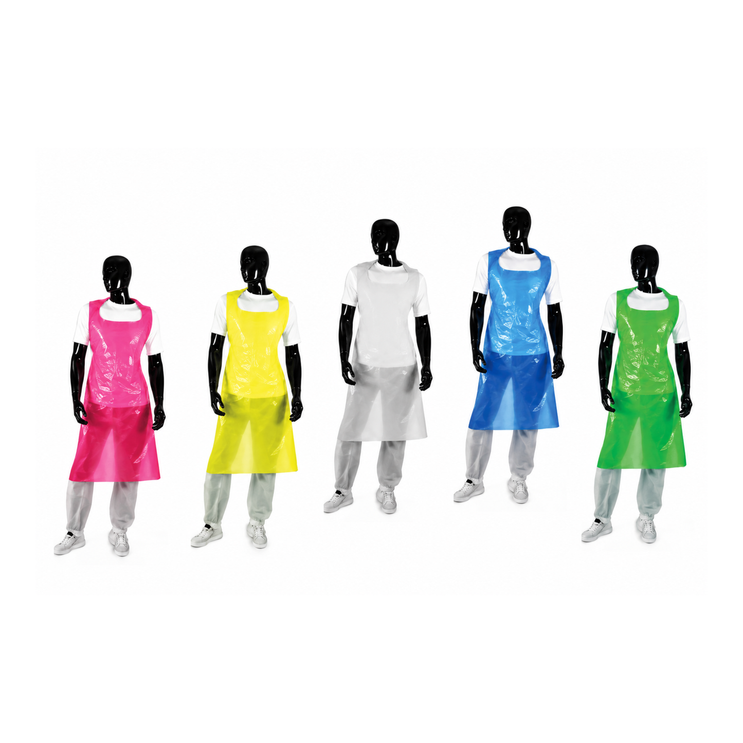 Disposable Plastic Aprons (Pack of 100)