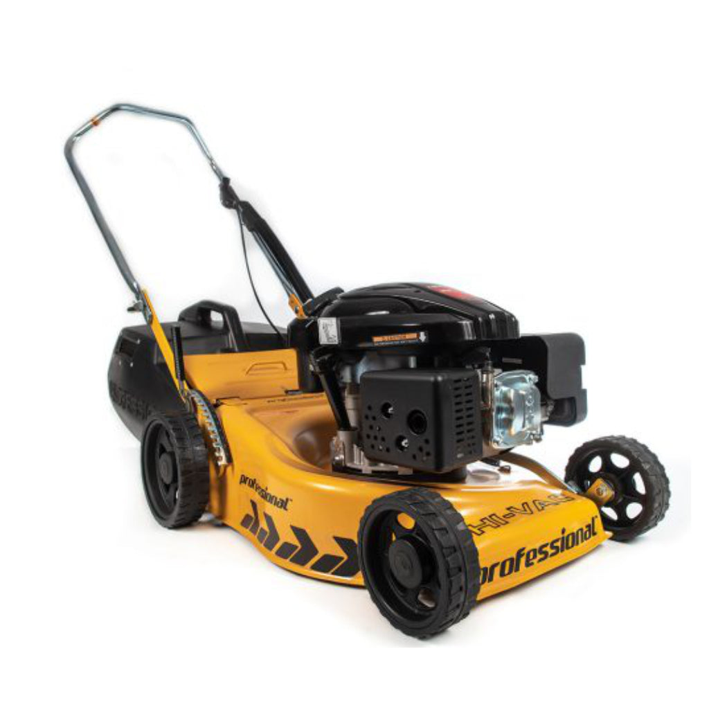 PROFESSIONAL HI VAC Loncin PETROL 196cc Lawnmower (INCLUDES ROLUX 4-STROKE OIL 500ML)