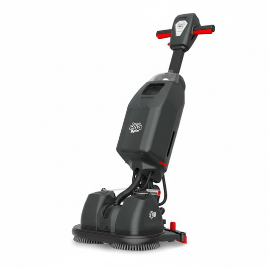 NUC440NXR BATTERY COMPACT Scrubber / Dryer (ReFlo Black) c/w 1 x Charger Dock, 2 x NX300 36V Lithium Batteries & 2 x 220mm Ten-Tec High-Performance Brushes (READY TO DEPLOY)
